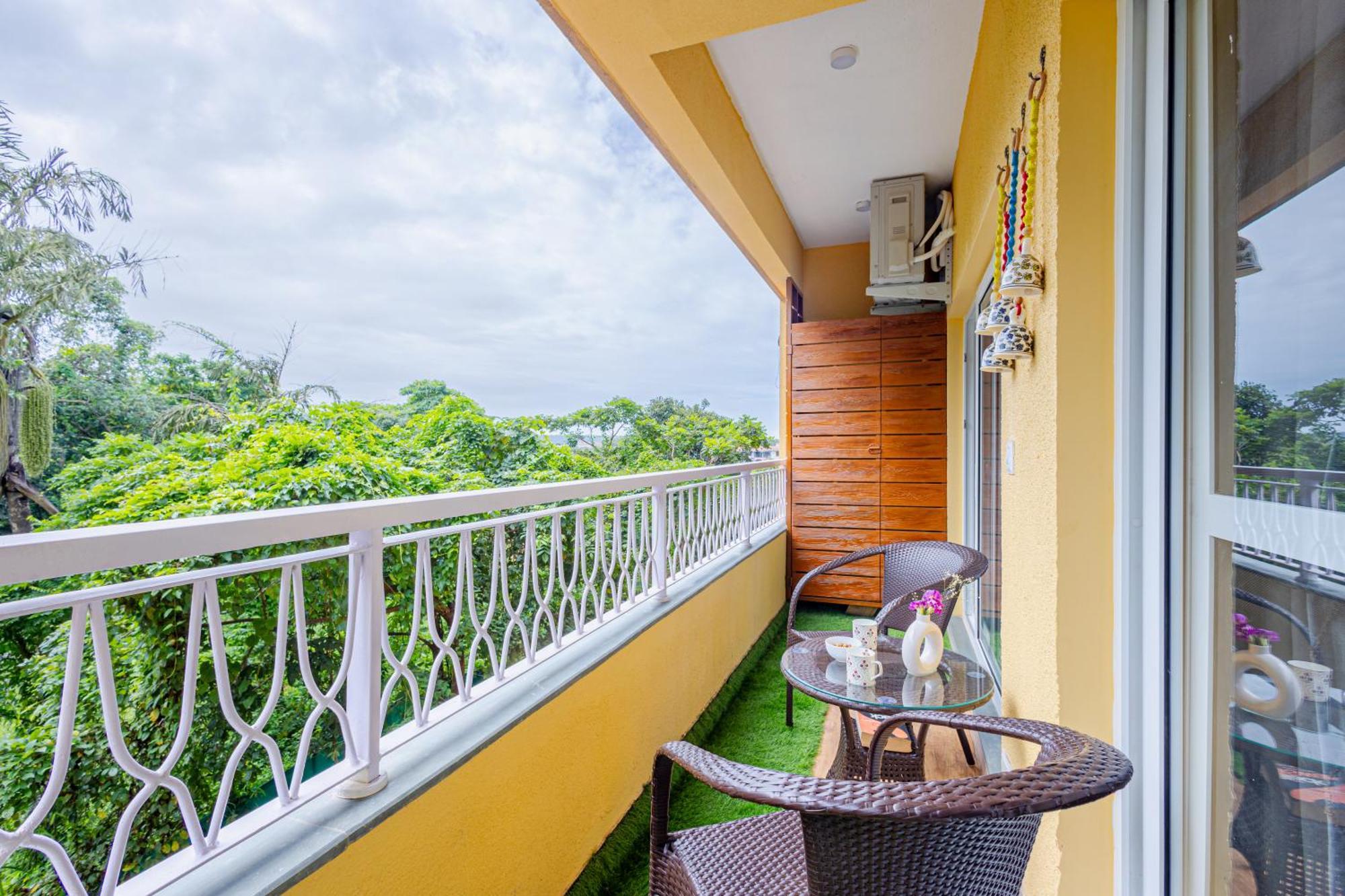 Alaya Stays 1 Bhk With Balcony & Pool - Veera Marina Candolim Zewnętrze zdjęcie